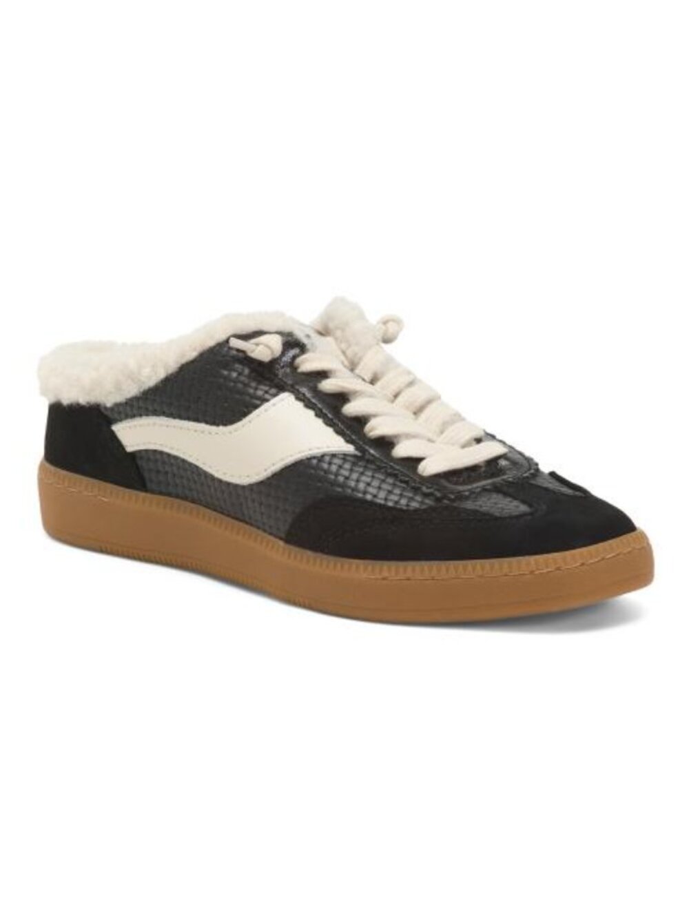 DOLCE VITA Leather And Suede Notice Mule Sneakers